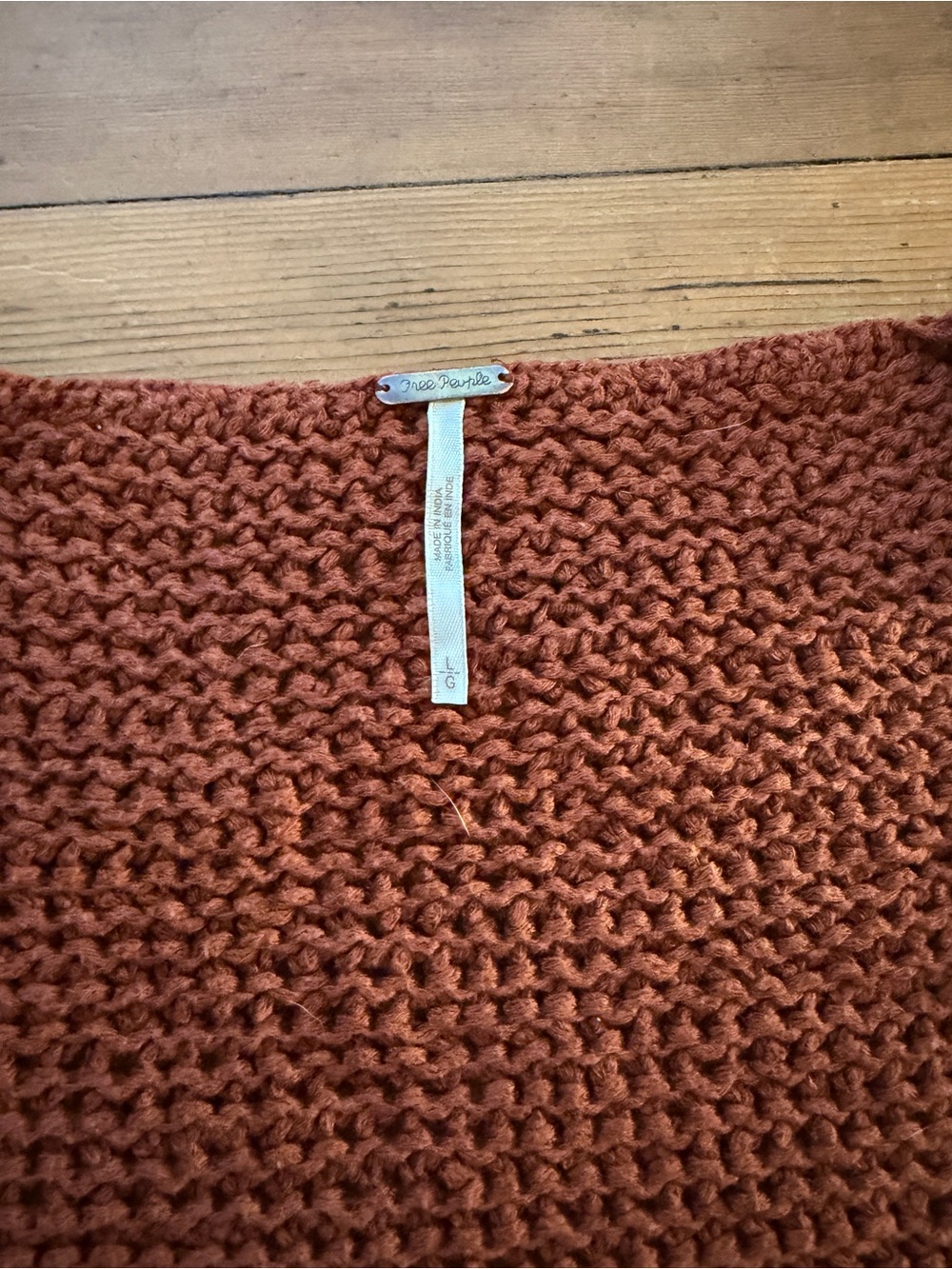 Free People Rust Crochet Floral Tank - Picture 4 of 4